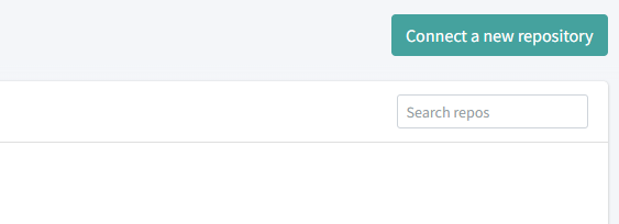 Connect a new repository
